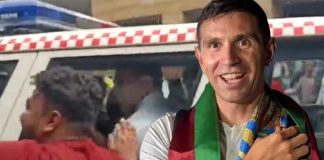 Emiliano Martinez Rescued in Police Vehicle