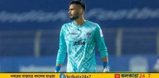 Goalkeeper Lara Sharma