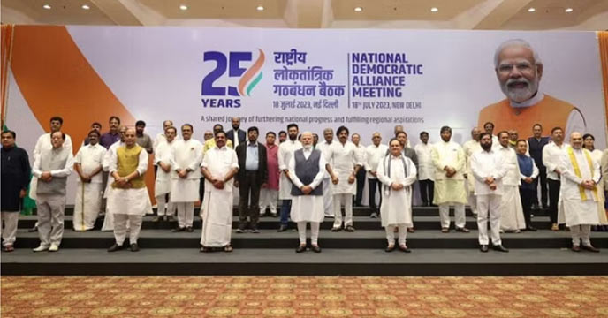 NDA Allies Express Confidence in PM Modi's Leadership, Commit to Contest 2024 LS Polls Together