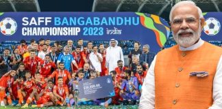 Narendra Modi Congratulates SAFF Cup Winners