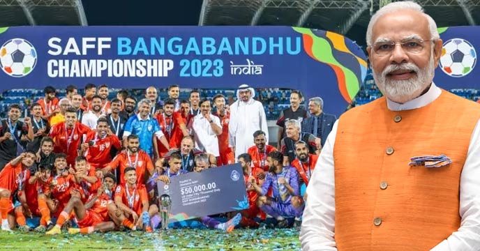 Narendra Modi Congratulates SAFF Cup Winners
