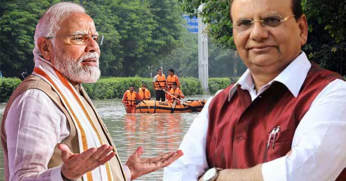 PM Narendra Modi Holds Discussion with Delhi LG on Floods