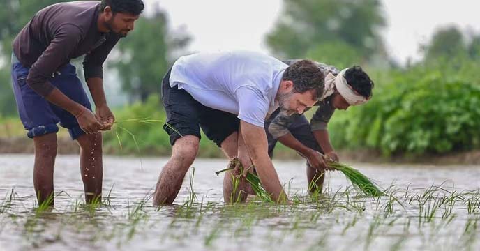 Rahul Gandhi for Joining Farmers' Movement