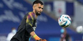 goalkeeper Lara Sharma