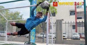 Goalkeeper Sahil Punia