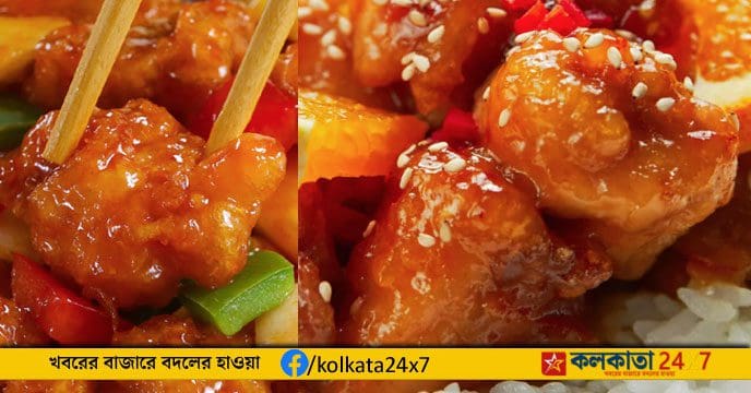 orange chicken Orange Chicken: ঘরে বসে বানিয়ে নিন সুইট অ্যান্ড সওয়ার অরেঞ্জ চিকেন