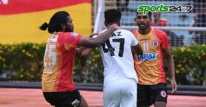 East Bengal Football Player Accused of Holding Opponent's Neck
