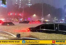 Rainstorm Hits Hong Kong
