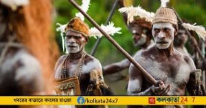 Korowai tribe in Papua New Guinea