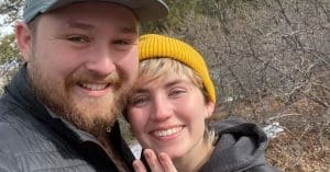 Molly Price and her fiancé
