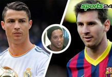 Ronaldo and Messi Ronaldinho Gaucho