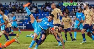 India vs Kuwait Football Match