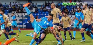 India vs Kuwait Football Match
