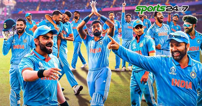 Team India Dominates, Secures World Cup 2023 with a Resounding 309-Run Victory Over Sri Lanka