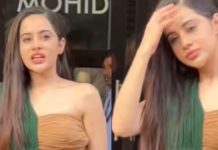 Urfi Javed: ‘মারো ওকে’! মাঝ রাস্তায় উরফিকে ধাক্কা