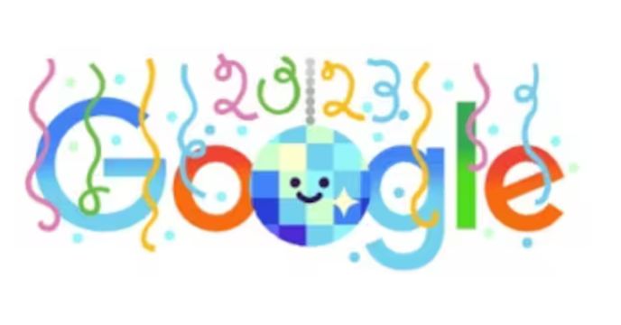 Google Celebrates New Year’s Eve with animated doodle