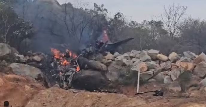 IAF Aircraft Crash at telengana