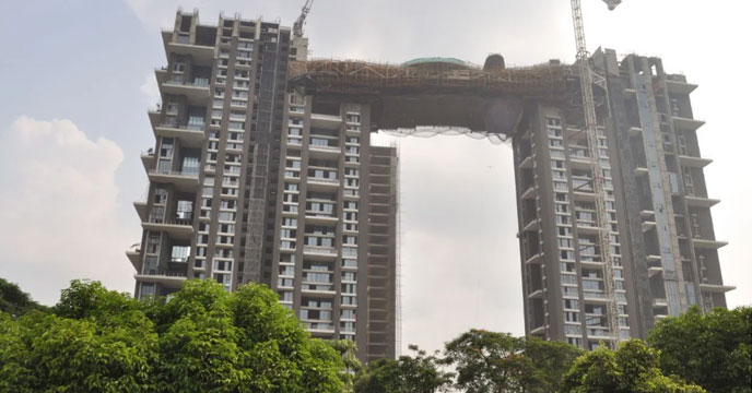 IT raid in Kolkata bypass residential complex