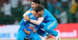 Kuldeep Yadav and Shubman Gill