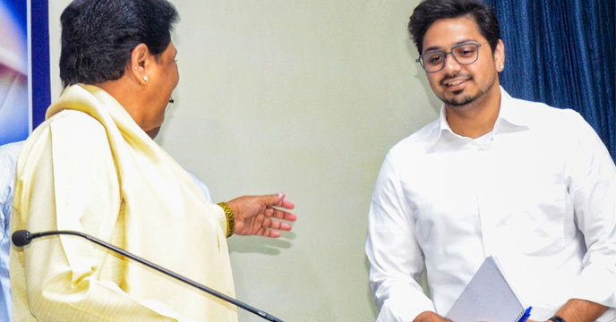 Mayawati Names Nephew Akash Anand