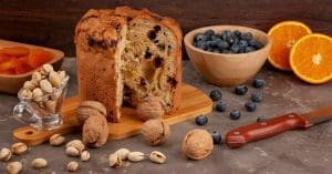 Mixed dry fruits orange cake