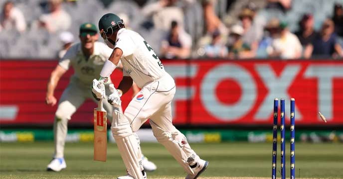 Pat Cummins' In-Swing Delivery Claims Babar Azam's Wicket