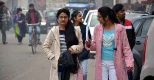 Weather winter india girl
