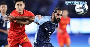 China india football match