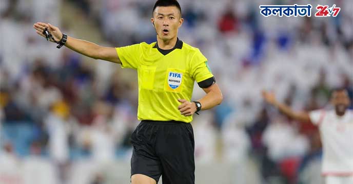 Chinese referee Fu Ming