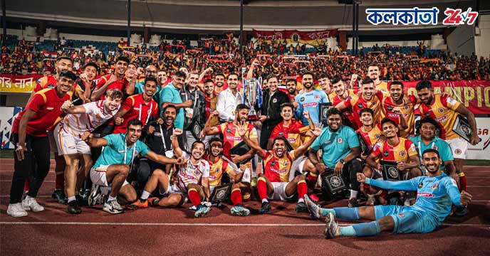 East Bengal Team's Grand Homecoming Today, Afternoon Celebration at the Club