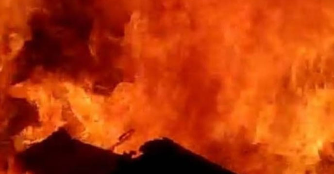 Fire breaks out in Chetla