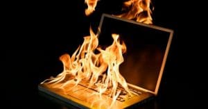 Laptop Getting hit