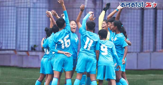 India Secures Spot in SAFF U-19 Women's Championship Final with Convincing 4-0 Win Against Nepal"