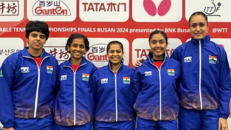 Table Tennis : চীনকে দু’বার হারিয়ে চাপে ফেলে দিয়েছিল ভারত Table Tennis : চীনকে দু’বার হারিয়ে চাপে ফেলে দিয়েছিল ভারত