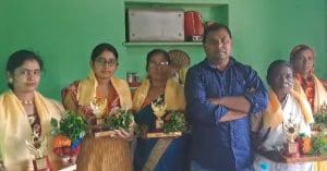Women felicitated on Women's Day in Bankura
