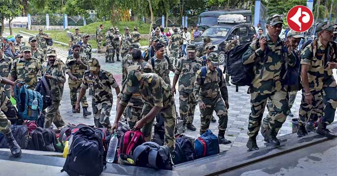 Central Forces Deployed in Schools Raises Concerns for Students Ahead of Polls