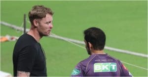 Andrew Flintoff visit kkr ipl 2024 practice match