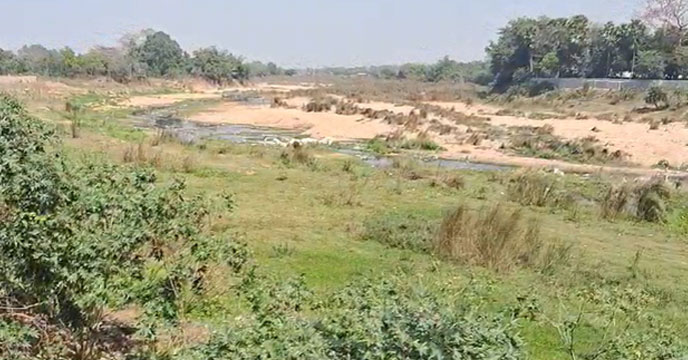 Gandeshwari river in Bankura