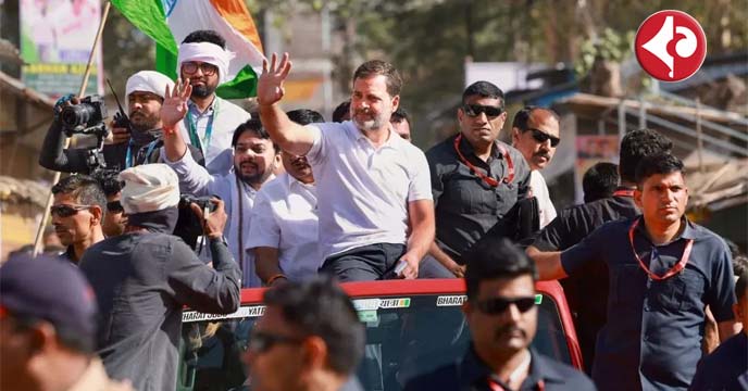 Rahul Gandhi Shows Strength in Mumbai with Indi alliance Featuring Akhilesh, Tejashwi, Pawar, and Thackeray"