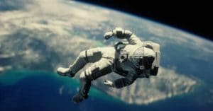 Astronaut in space