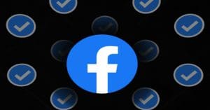 Facebook blue tick
