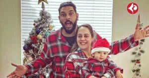 yuvraj singh with hazel