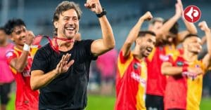 East Bengal Coach Carles Cuadrat
