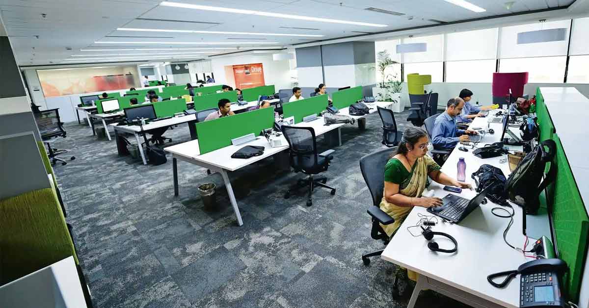 India IT companies office inside