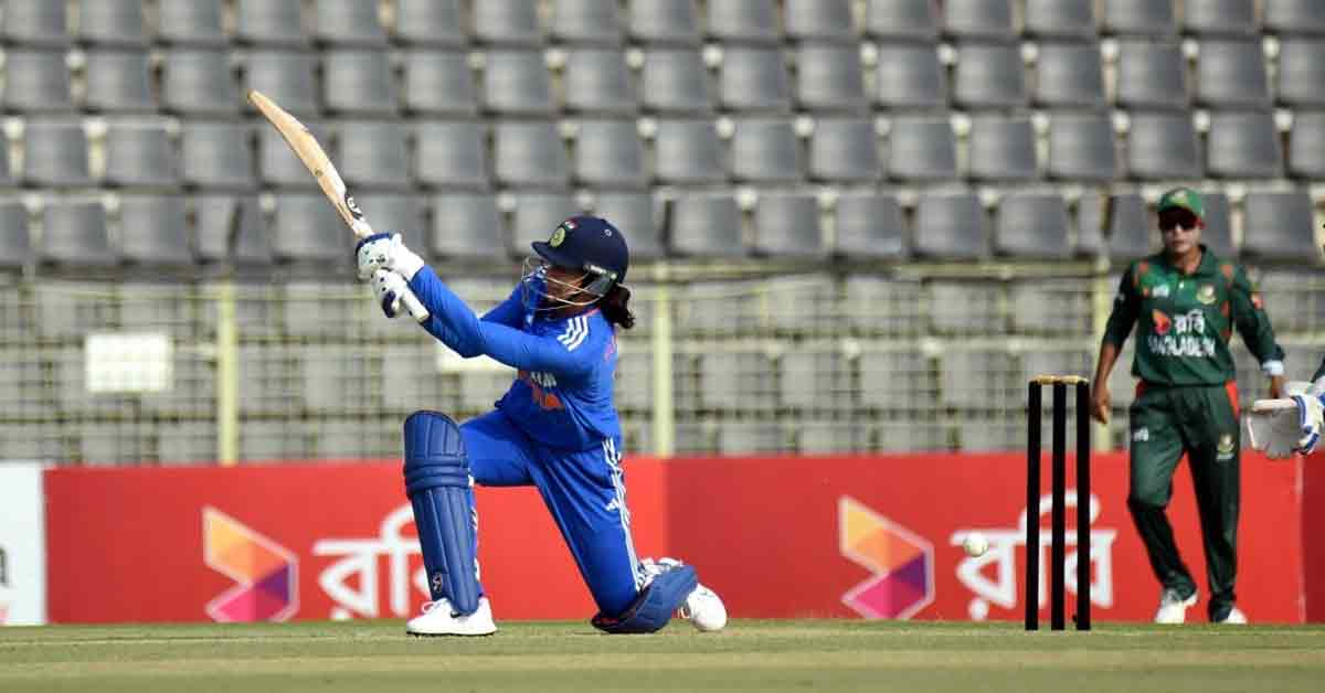 India's Girls Kick Off Series with a Victory, Overpowering Bangladesh in Dominant Bowling Display