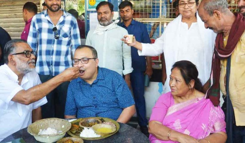 Kolkata Delights in Pithe Feast: Kunal Ghosh Celebrates Sandeshkhali Tradition"