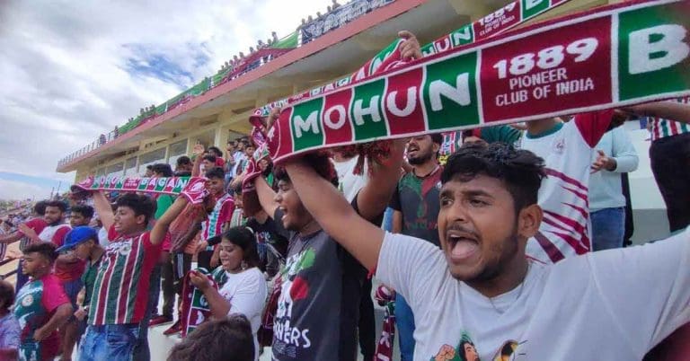Mohun Bagan fan in salt lake
