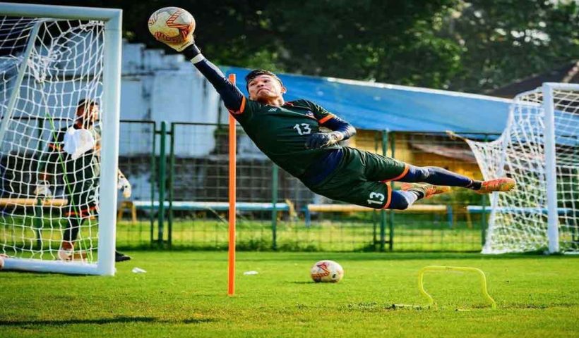 Mumbai City FC goalkeeper Mohammad Nawaz