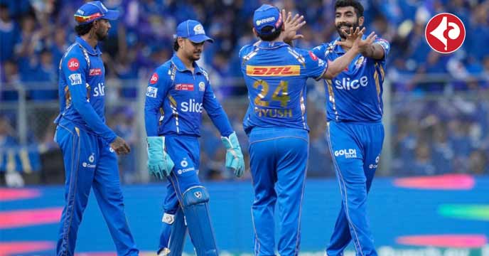 Mumbai Indians secured their first victory by defeating the Delhi Capitals