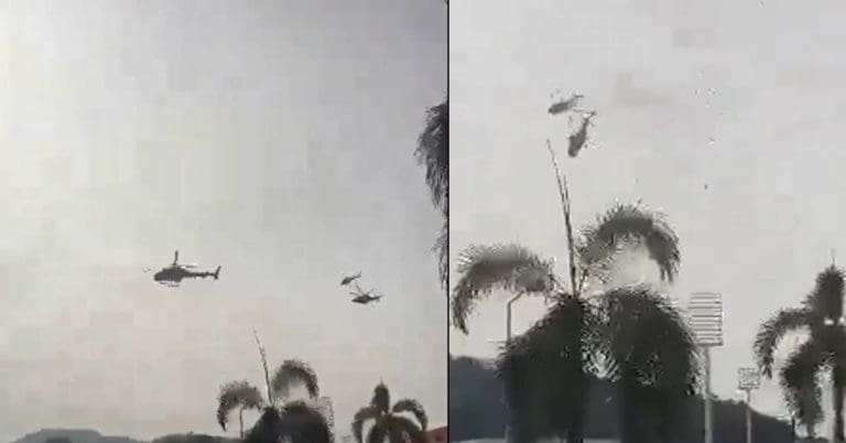 Helicopter Collision: মাঝ আকাশে দুটি হেলিকপ্টারের সংঘর্ষে নিহত ১০ জন, দেখুন রোমহর্ষক ভিডিও